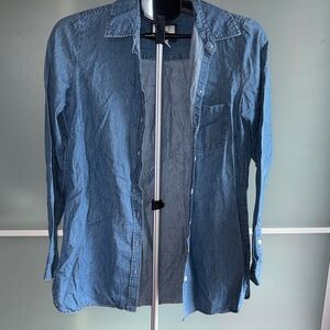 I love H81 Lightweight Blue Shirt Jacket